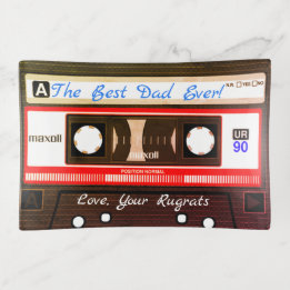 Retro Cassette Tape Personalized Trinket Tray