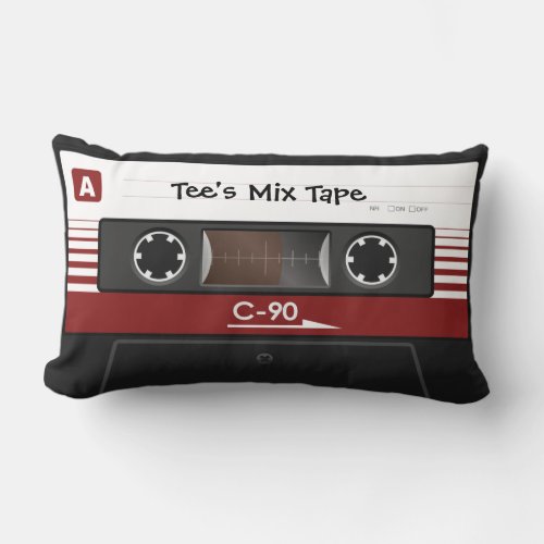 Retro Cassette Tape Pillow