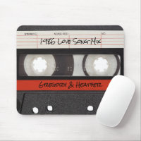 Retro Cassette Tape Red Black
