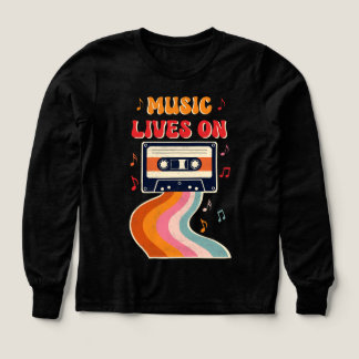 Retro Cassette Tape Shirt – Music Lives On Vintage