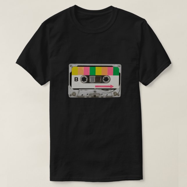 Retro Cassette Tape T-Shirt (Design Front)
