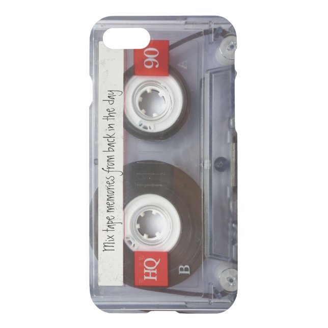 Retro Cassette Tape Uncommon iPhone Case (Back)
