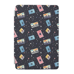 Retro Cassette Tapes in Cosmic Space iPad Mini Cover