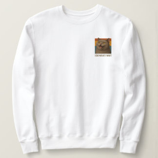 Retro Cat Attitude   Sweatshirt