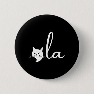 Retro Cat Comma La Kamala Harris For President 202 Button