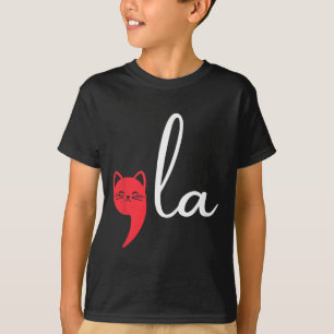 Retro Cat Comma La Kamala Harris For President 202 T-Shirt