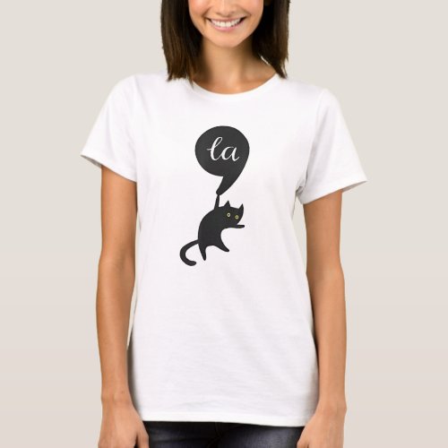 Retro Cat Comma La Kamala Harris For President  T_Shirt