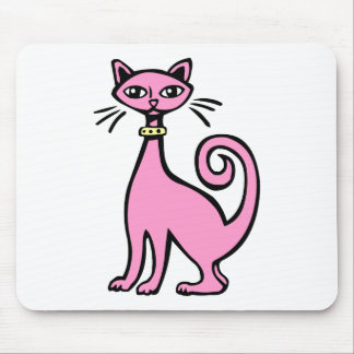 Retro Cat - Customized Mouse Pad