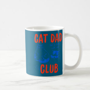 Retro Cat Dad Club Life Is Better With Cats Funny Coffee Mug