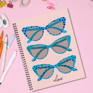 Retro Cat-Eye Eyeglasses Notebook