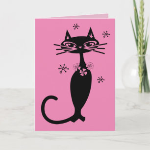RETRO CAT MOTHER'S DAY CARD