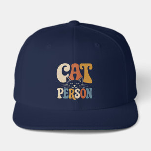 Retro Cat Person Visor