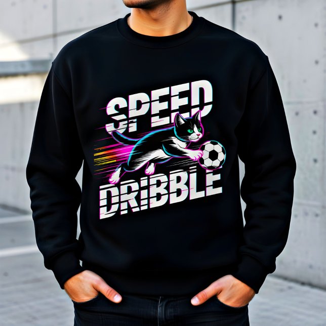 Retro Cat Soccer - Birthday Gift for Pet Lovers Sweatshirt (Creator Uploaded)