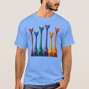 Retro Cat - Vintage with Cat Print, Cute cat T-Shirt
