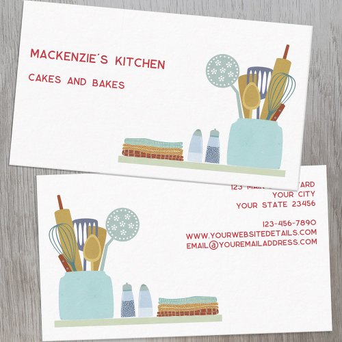 Retro Catering Business Card