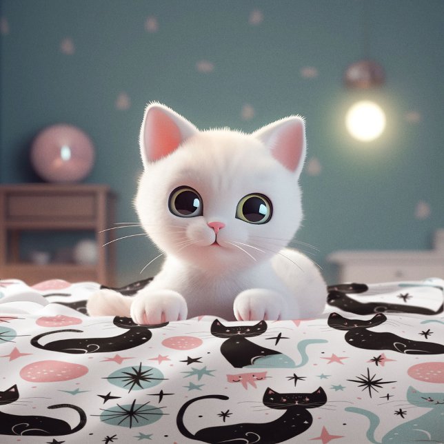 Retro Cats  Duvet Cover (Creator Uploaded)