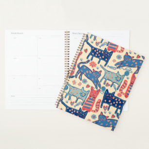 Retro Cats  Planner