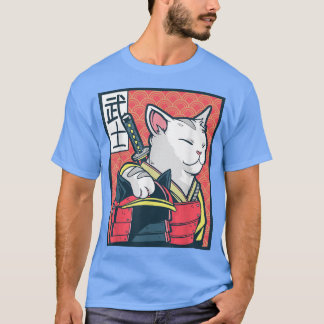 Retro Catzilla - Ancient Japanese Cat Art - Anime  T-Shirt