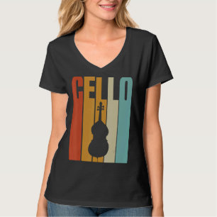 Retro Cello  Cool Cello Player T-Shirt