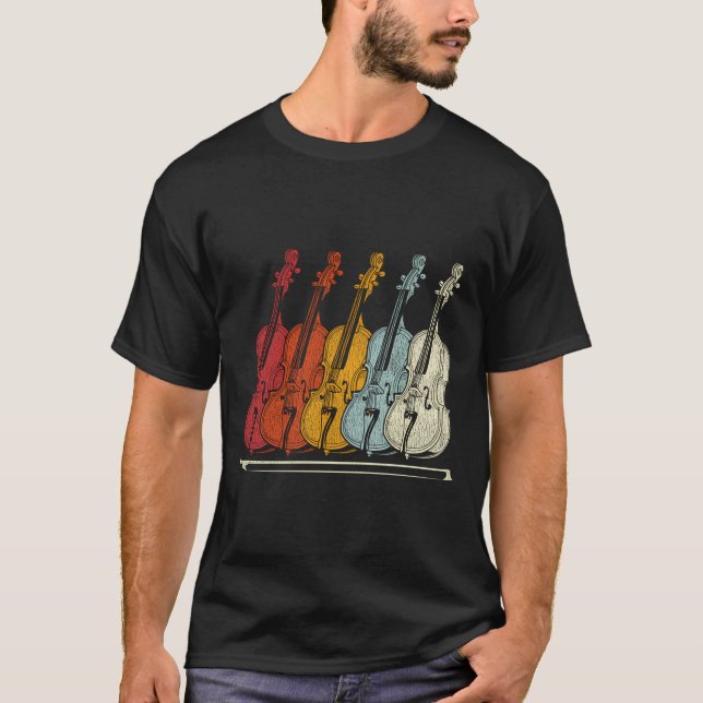 Retro Cello T-Shirt (Front)