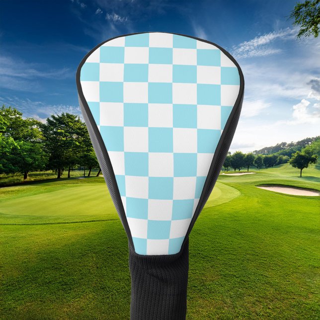 Retro Checkerboard Golf Head Cover (Creator Uploaded)