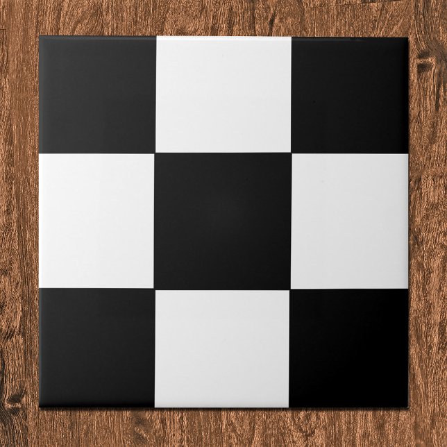 Retro Checkerboard Pattern Ceramic Tile (Creator Uploaded)