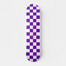 Retro Checkerboard Pattern Purple