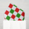 Retro Checkerboard Red and Green Christmas 