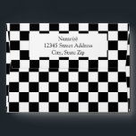 Retro Checkered - Envelope<br><div class="desc">Retro Checkered Envelope</div>