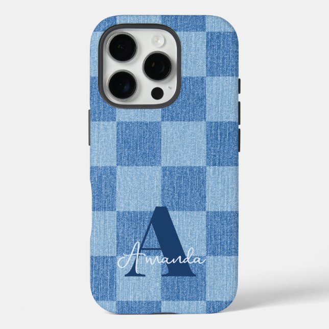 Retro Checkered Fade Case-Mate iPhone Case (Back)