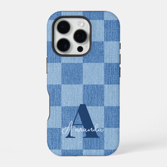 Retro Checkered Fade Iphone Case (Back)