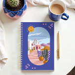 Retro Checkered Greece Architecture Personalized Planner<br><div class="desc">Stay organized in style with our fun retro checkered greek architecture planner! Featuring a unique blend of classical greece architectural motifs and a bold, vibrant checkered design in bright pink, blue, and yellow, this planner is a true statement piece. Make it truly yours by personalizing it with your name and...</div>