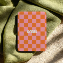 Retro Checkered "My Weekend is Booked" Book Lover