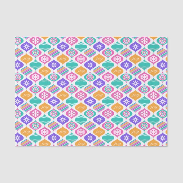 Retro Cheer (Joy Pop) Tissue Paper (Front)