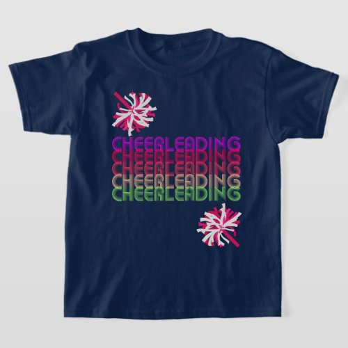 Retro Cheerleading T_Shirt