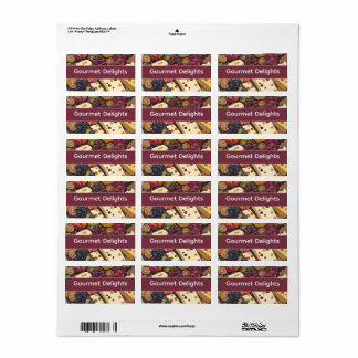 retro cheese plate -personalized label