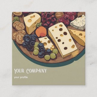  retro cheese platter with grapes 