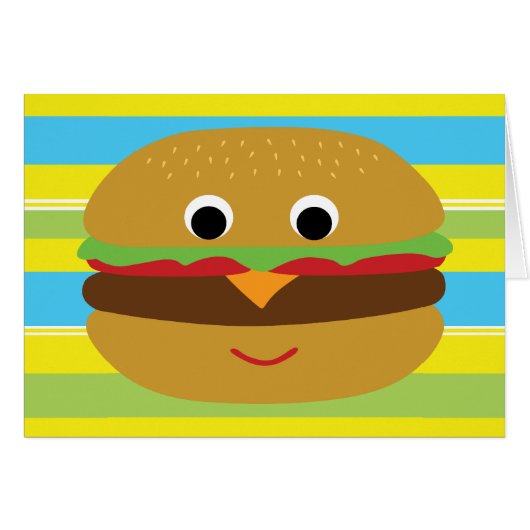 Retro Cheeseburger (Front Horizontal)