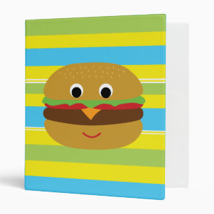 Retro Cheeseburger Binder
