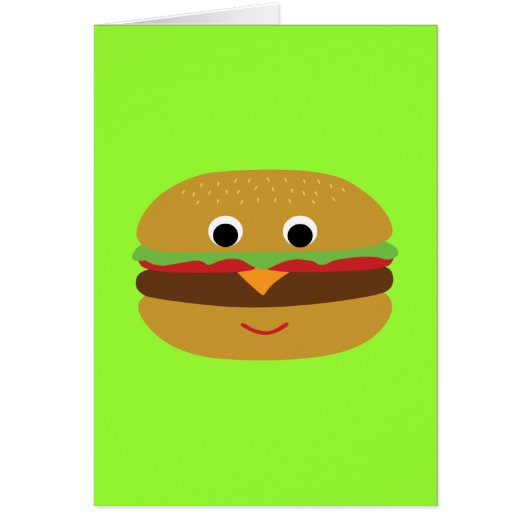 Retro Cheeseburger Cards (Front)