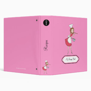 Retro Chef Binder Recipe Organizer