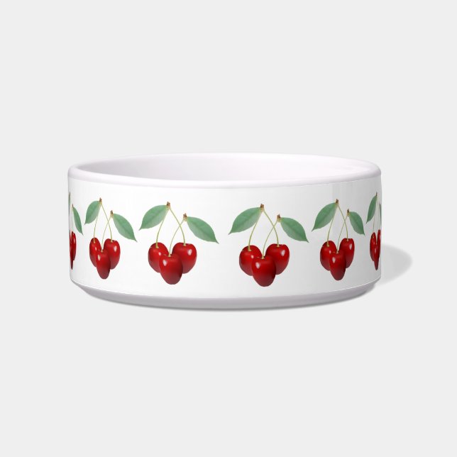 Retro Cherries Bowl (Front)