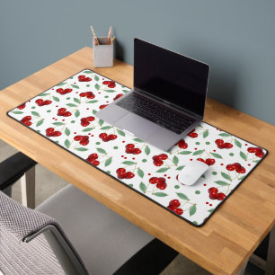Retro Cherries Desk Mat