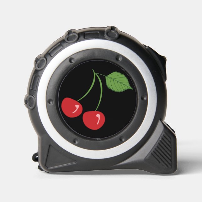 Retro Cherries Tape Measure (Front)