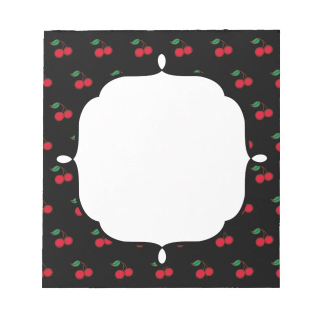 Retro Cherry Notepad (Front)
