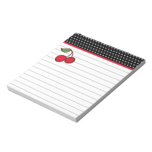 Retro Cherry Notepad