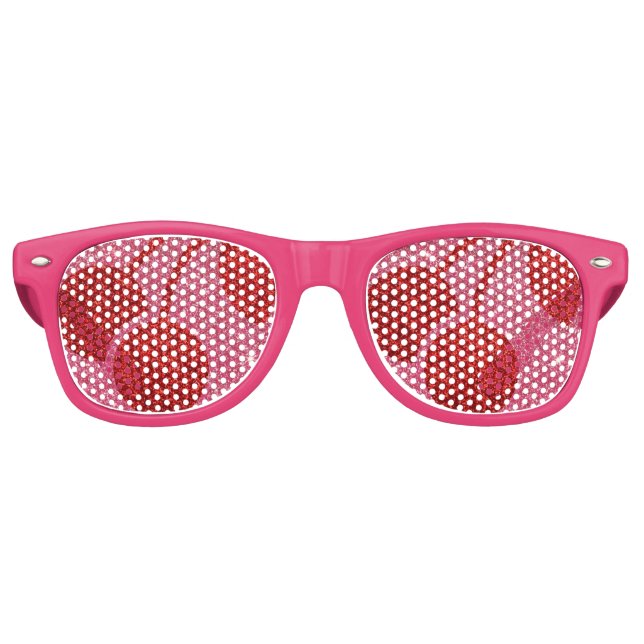 Retro Cherry Party Glasses (Front)