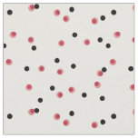 Retro Cherry Pop Mid-Century Dots   Fabric