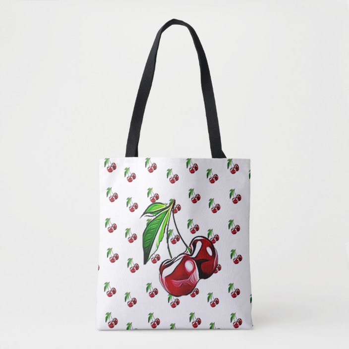 Retro Cherry Tote Bags | Zazzle.com