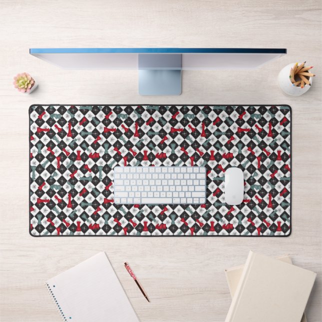 Retro Chess Board Desk Mat (Office 1)